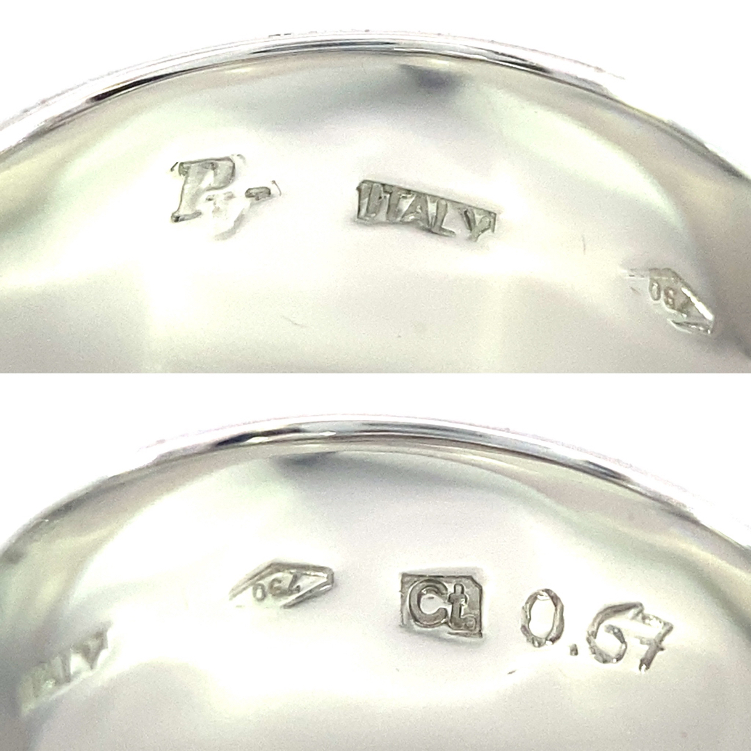 PonteVecchio(ポンテヴェキオ)の【YC9568】ポンテヴェキオ K18WG 天然ダイヤモンド リング レディースのアクセサリー(リング(指輪))の商品写真