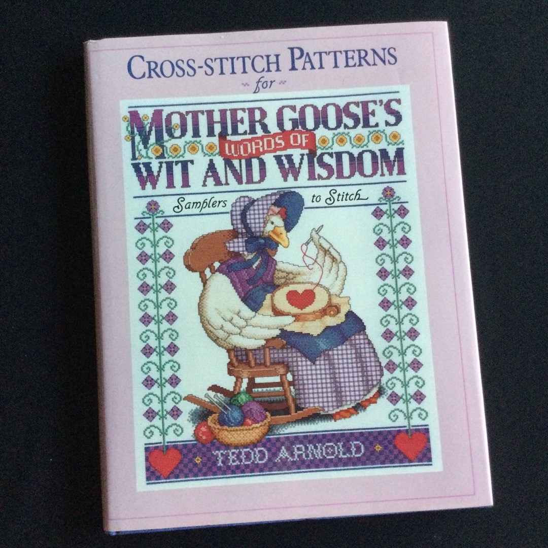 クロスステッチ　洋書　英語　マザーグース　図案集 Cross  stitch 本