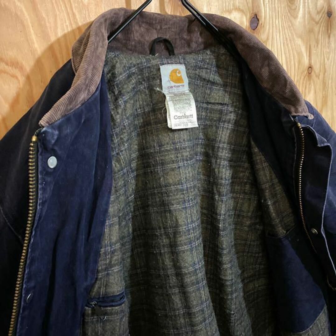 carhartt - カーハート 紺 ダック アクティブ ジャケット 古着