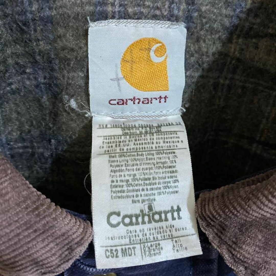 carhartt - カーハート 紺 ダック アクティブ ジャケット 古着