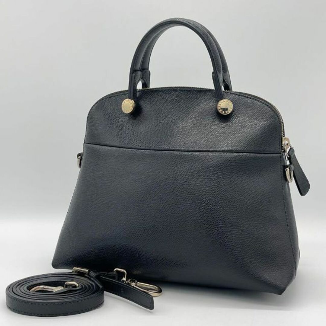 美品✨フルラ　FURLA パイパー  S グレージュ　2way ショルダーバッグ