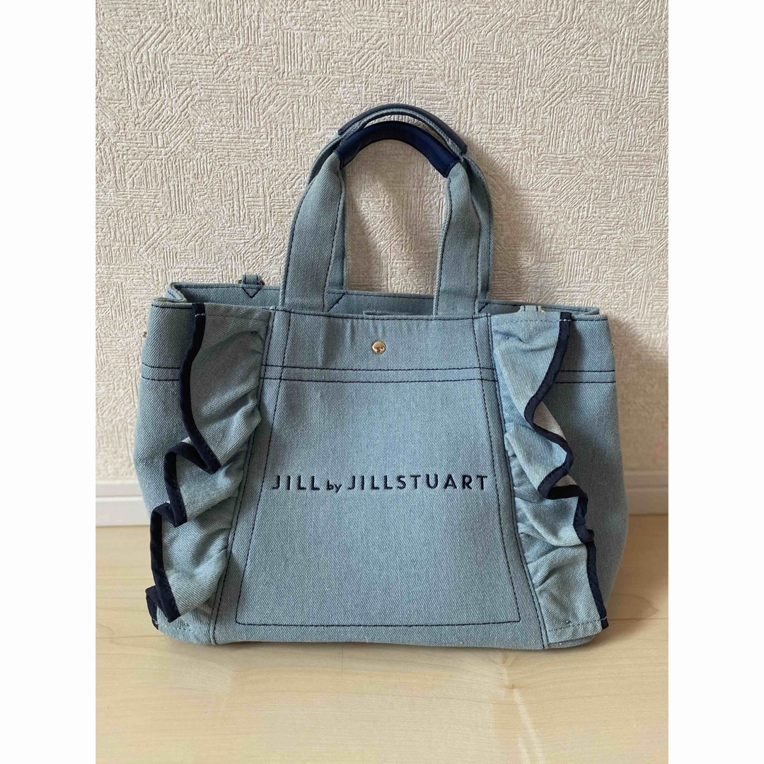 JILL by JILLSTUART - JILLSTUART フリルトートバッグ 大の通販 JILL by JILLSTUART - JILLSTUART フリルトートバッグ 大の通販