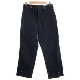 OUTIL ウティ PANTALON HAZEBROUCK コットンリネンミリタリーパンツ ブルー 22