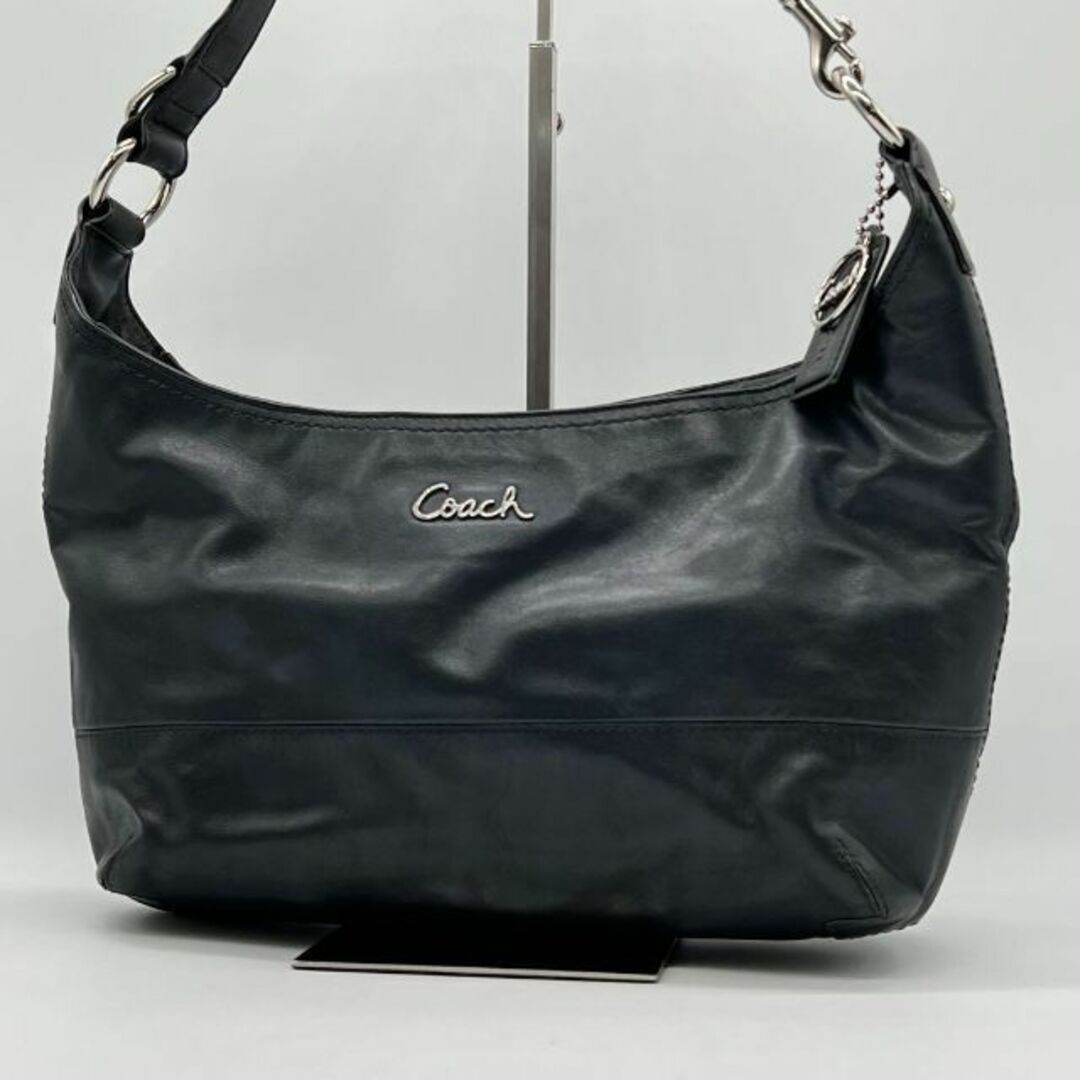 ✨️極美品✨️COACH オールレザー ショルダーバッグ レディース ブラック | フリマアプリ ラクマ