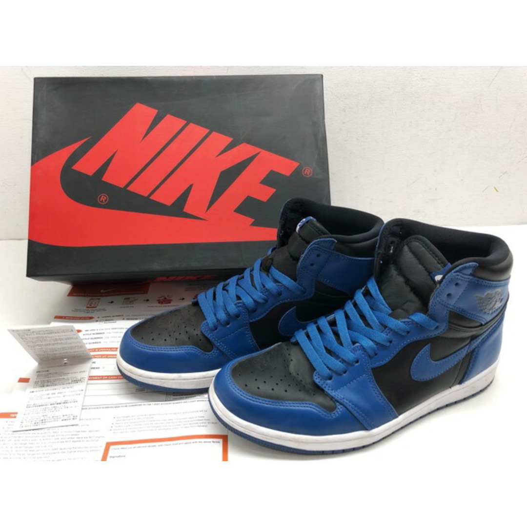 NIKE(ナイキ) AIR JORDAN 1 RETRO HIGH OG エア ジョーダン 1 レトロ ハイ ダークマリーナブルー / 555088-404 28.0cm 【64355-007】