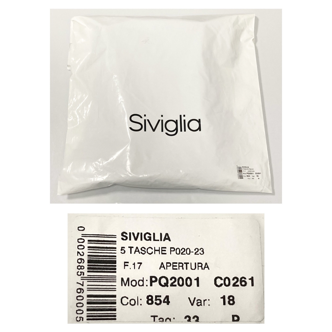 SIVIGLIA - 新品 定価3.5万 SIVIGLIA スリムテーパード パンツ