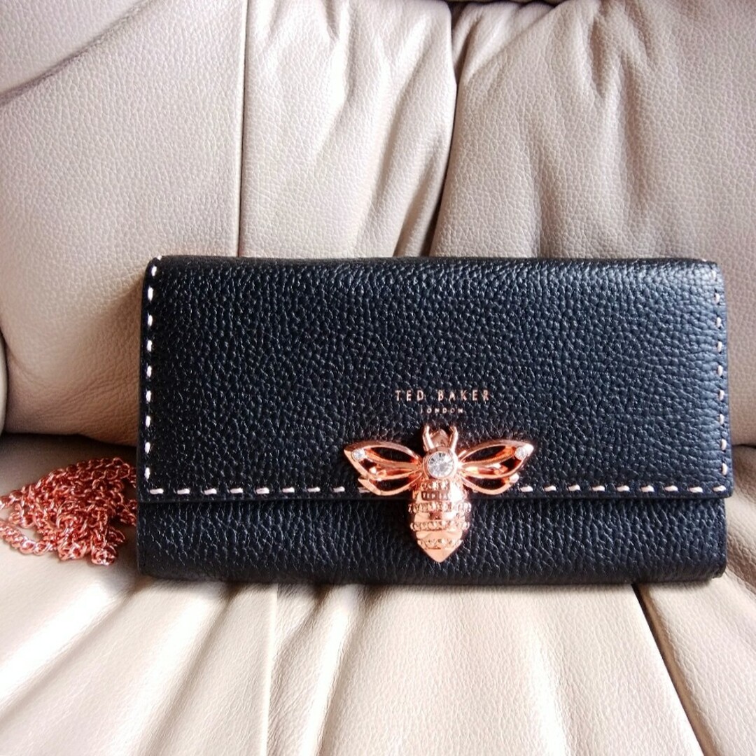 TED BAKER(テッドベイカー)のテッドベイカーメタルビー長財布チェーン付き レディースのファッション小物(財布)の商品写真