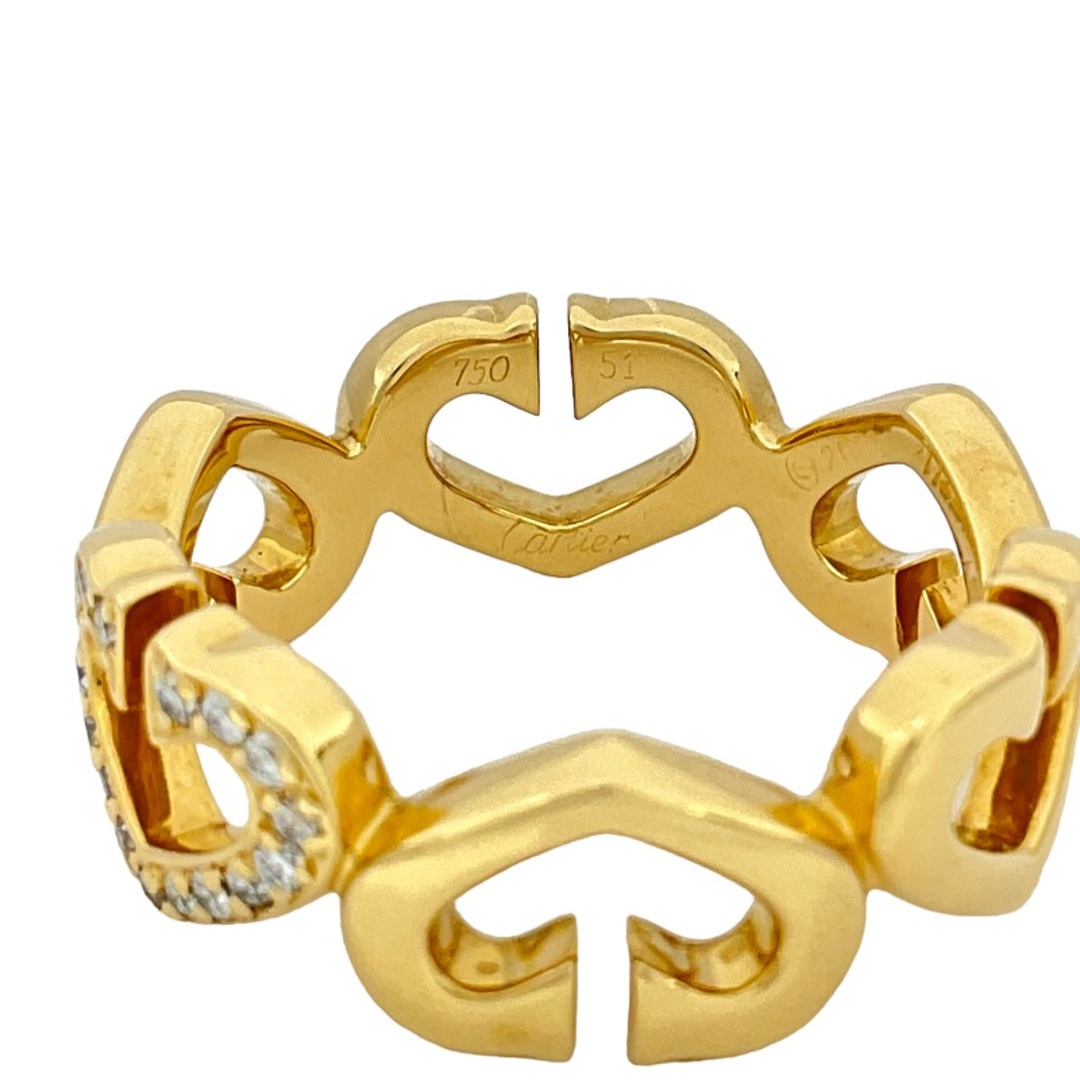 Cartier - カルティエ Cartier Cハート ダイヤモンド リング 750YG