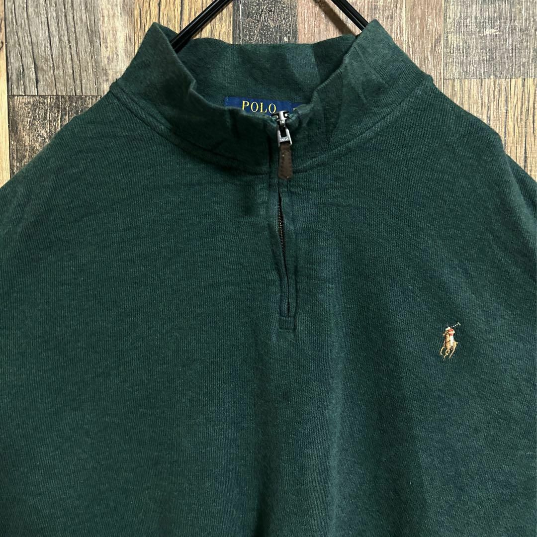 POLO RALPH LAUREN - ラルフローレン ハーフジップ トレーナー USA古着