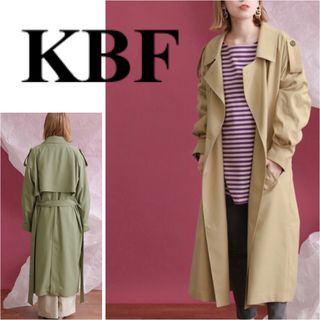 超美品★KBF★オーバーサイズトレンチコートS/ベージュ/ゆったり