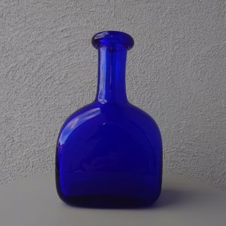 イッタラ(iittala)のレア　Erik Hoglund エリック ホグラン ボトル ブルー(その他)