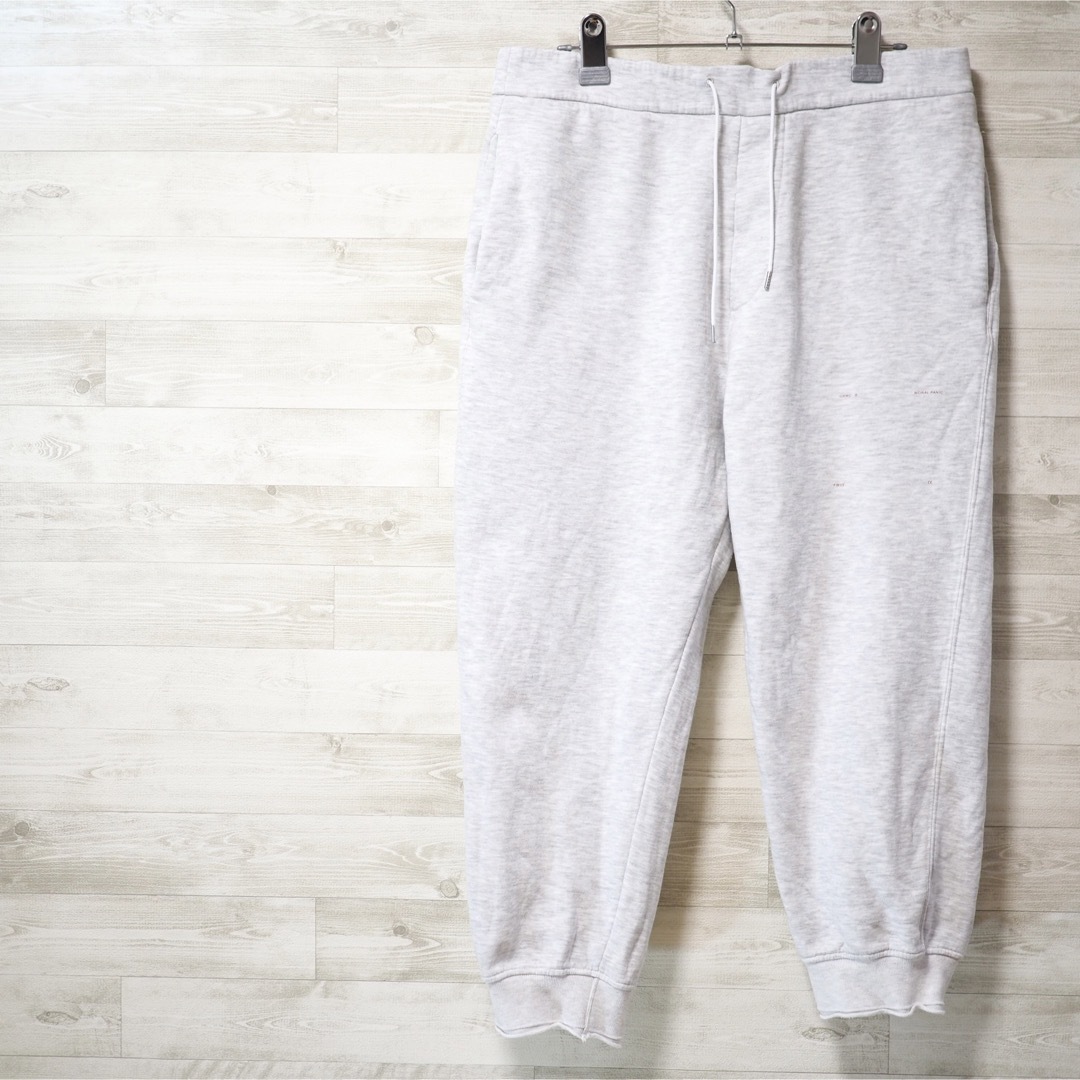 OAMC(オーエーエムシー)のOAMC 19AW Noise Logo Sweat Pants-Gray/L メンズのパンツ(その他)の商品写真