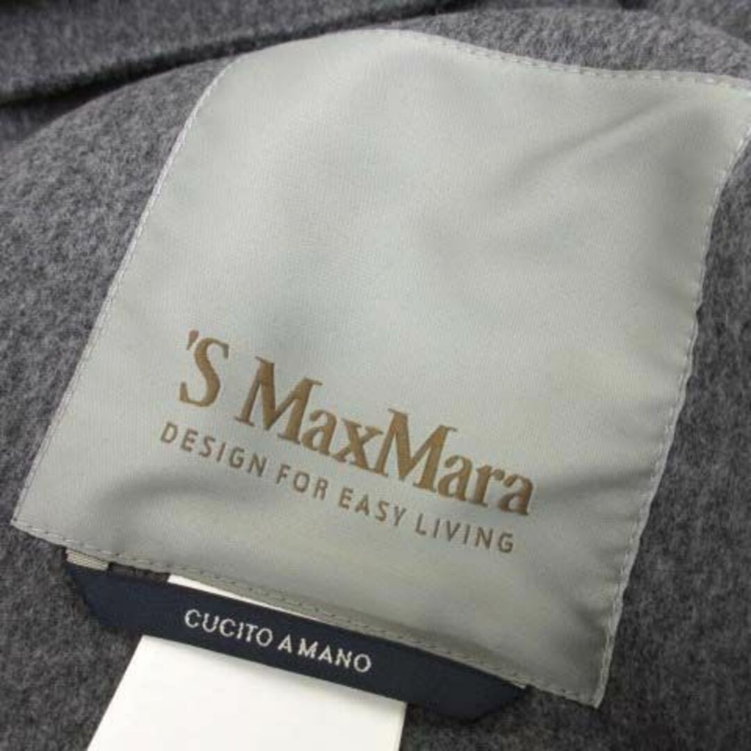 美品 ′S MAX MARA クチートアマーノ フーディ ダブルフェイスコート