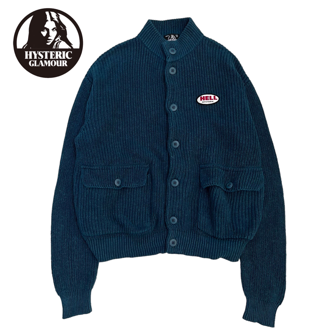 【Hysteric Glamour】HELL PATCH A-1 ニットブルゾン