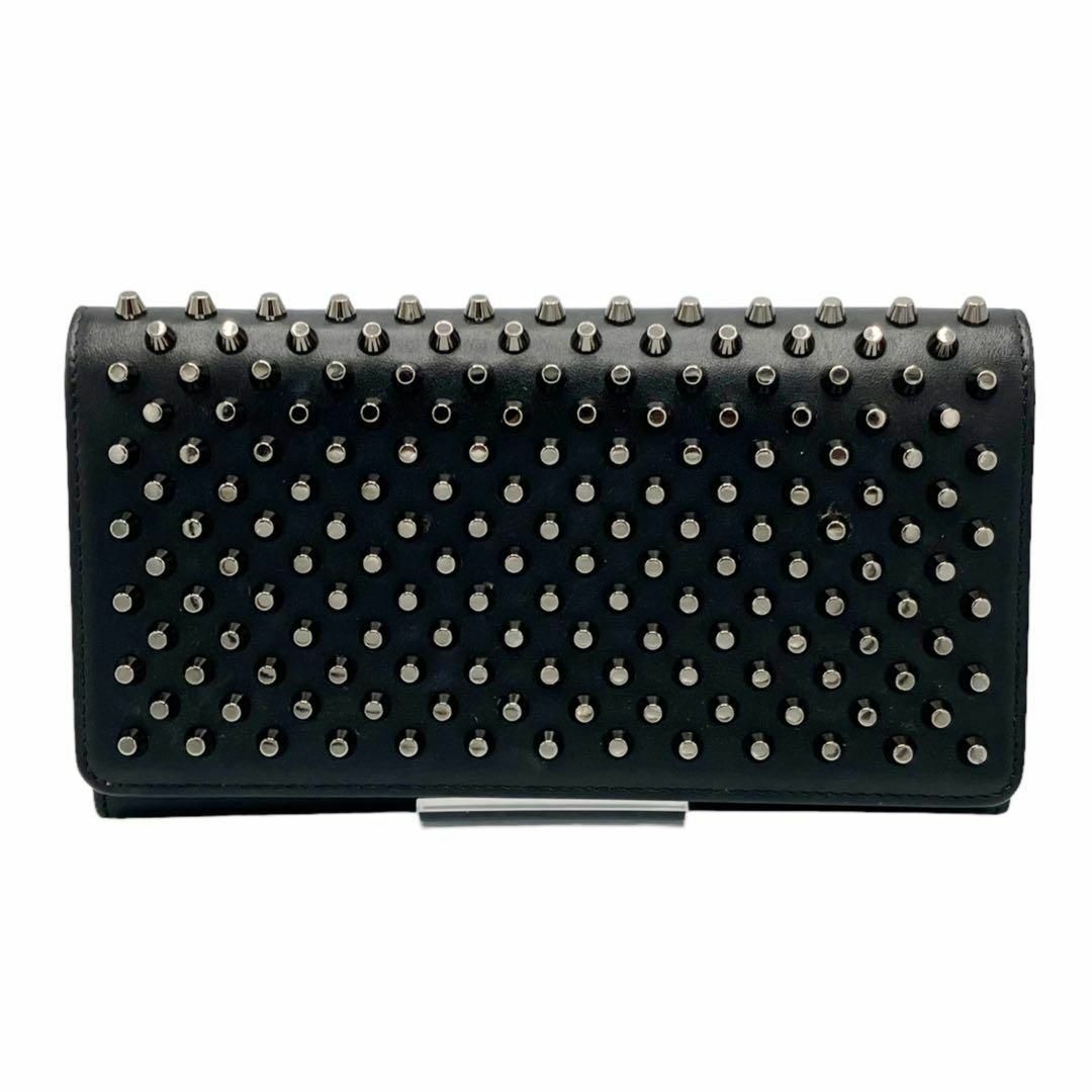 ⭐️美品⭐️ クリスチャンルブタン マカロン レザー スタッズ 長財布-