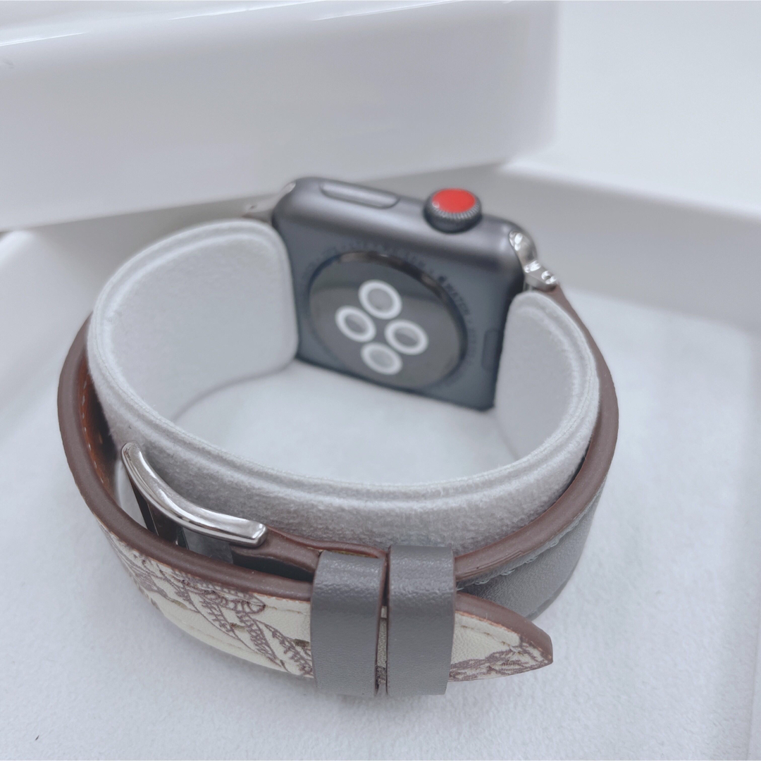 アップルウォッチ series3 セルラー Apple Watch 38mm 黒