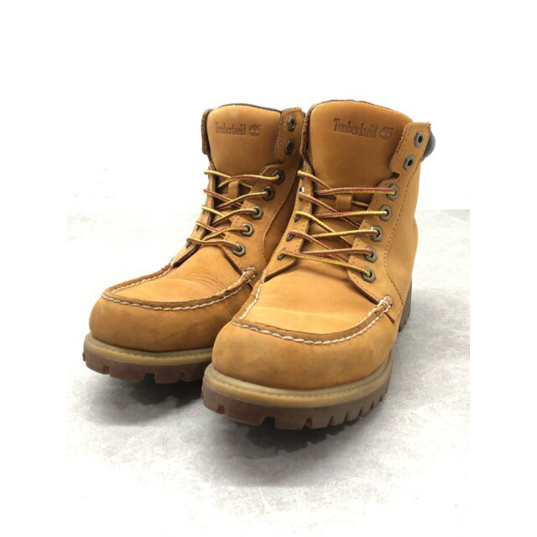 Timberland(ティンバーランド) 72595 モックトゥ ブーツ 8W 26cm相当 ウィート ヌバック 【中古】【007】 | フリマアプリ  ラクマ