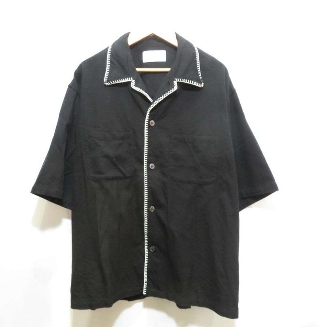 UNUSED 23ss Short-Sleeve Open Collar Shirt