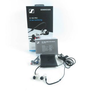 ゼンハイザー(SENNHEISER)の美品 SENNHEISER ゼンハイザー IE 100 PRO インイヤーモニター イヤホン ゲーム FPS 有線 HY582C (ヘッドフォン/イヤフォン)