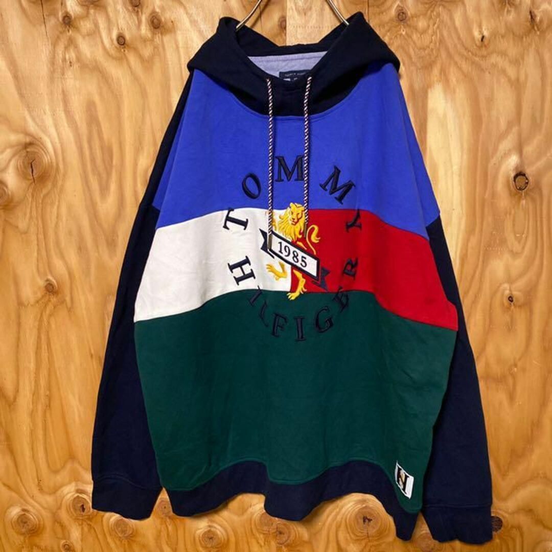 TOMMY HILFIGER - トミーヒルフィガー 刺繍 デカロゴ プルオーバー