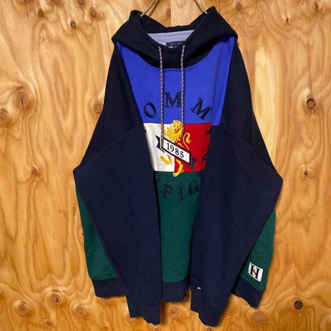 TOMMY HILFIGER - トミーヒルフィガー 刺繍 デカロゴ プルオーバー