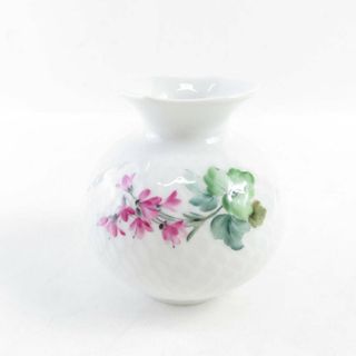 マイセン(MEISSEN)の美品 MEISSEN マイセン アルペンフローラ ベース 1点 フラワー 花瓶 花びん インテリア SY7060A2 (花瓶)