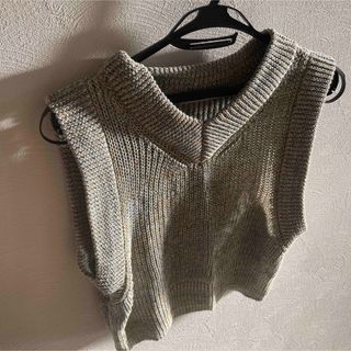 リトルスージー(little $uzie)のlittle suzie Linen Cotton Mix Color Vest(ニット/セーター)