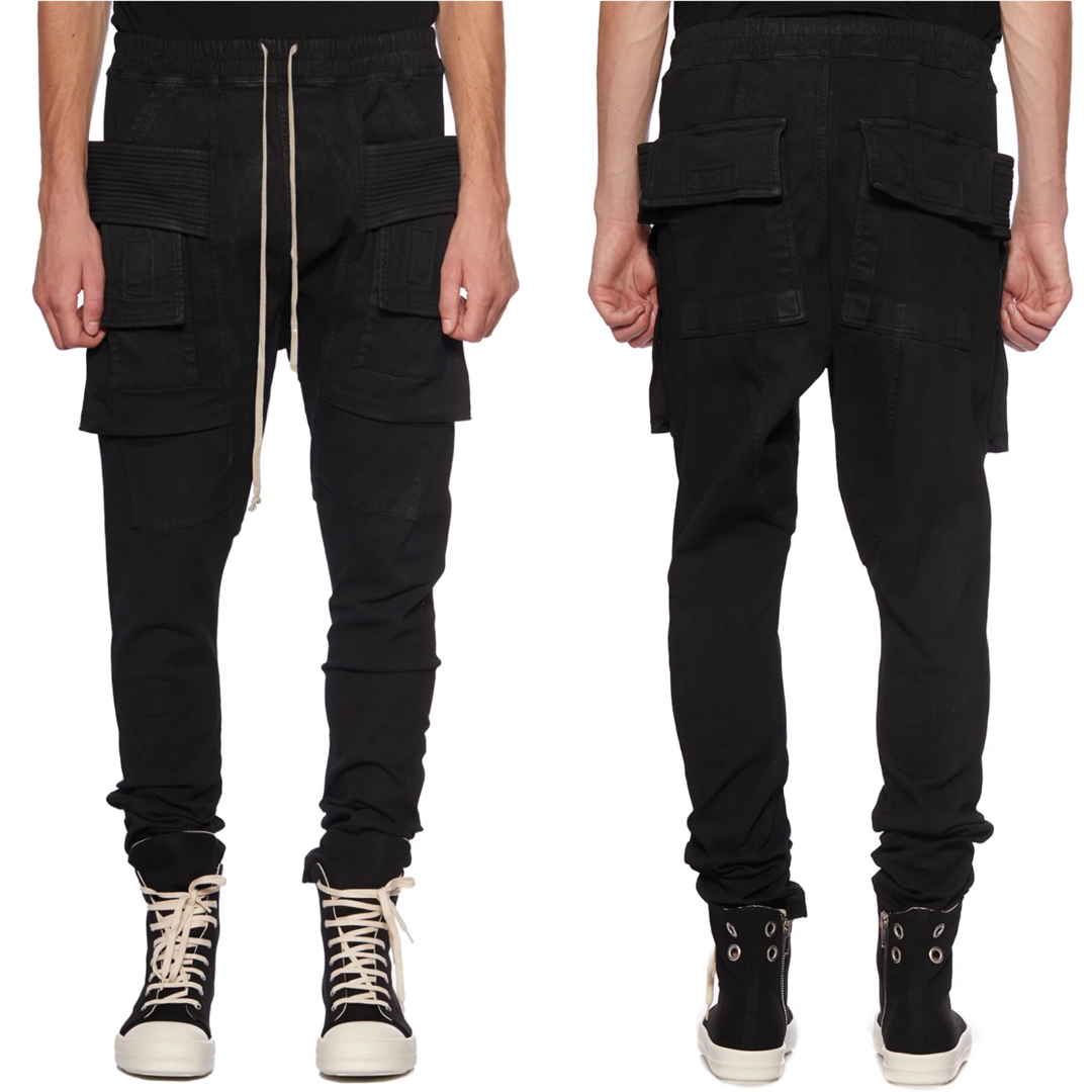 新品 RickOwens DRKSHDW カーゴパンツ ジーンズ SBB素材 デニム 新品 RickOwens DRKSHDW カーゴパンツ ジーンズ SBB素材 デニム