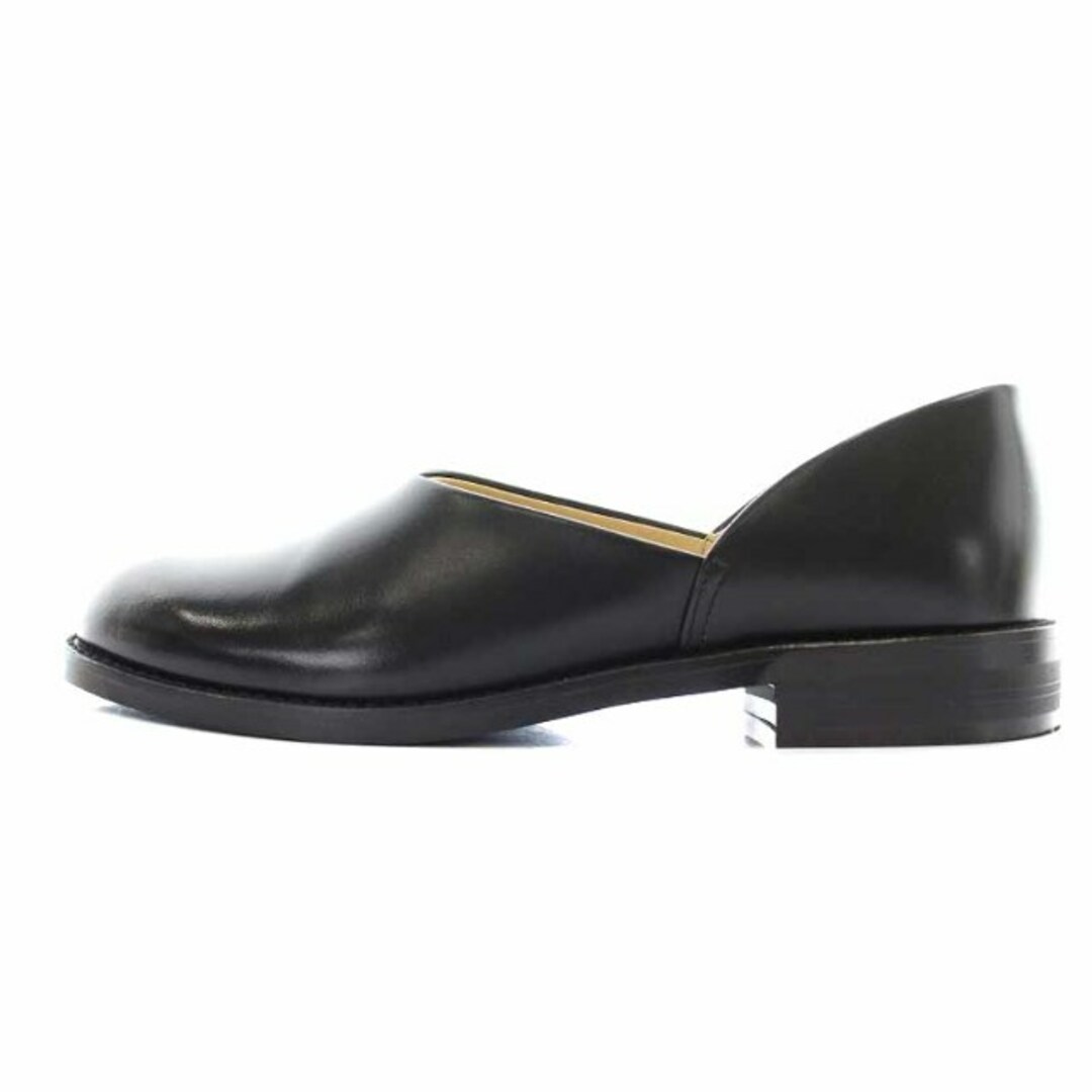 HARUTA - ハルタ CLANE FLAT SHOES 38 24.5~25cm 黒 ブラックの通販