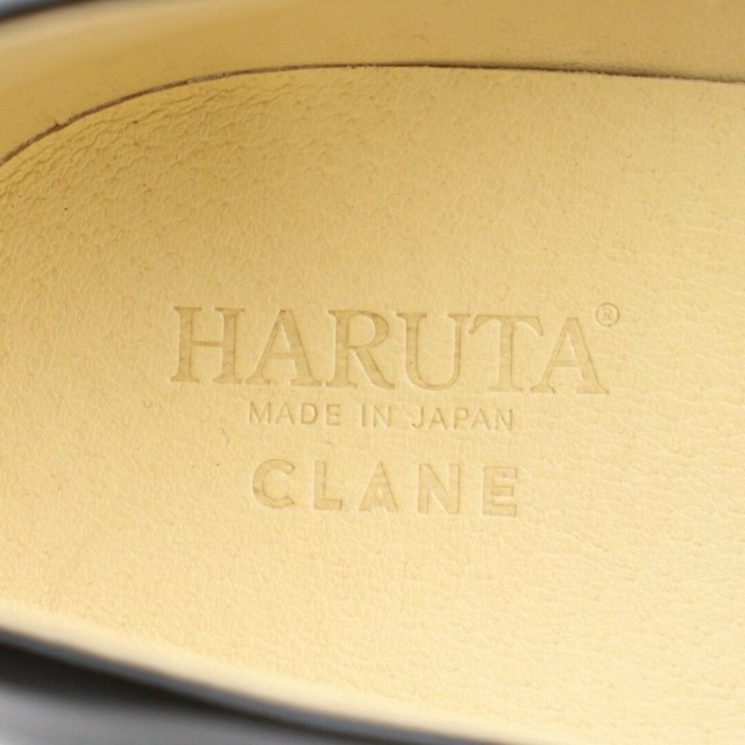 HARUTA - ハルタ CLANE FLAT SHOES 38 24.5~25cm 黒 ブラックの通販