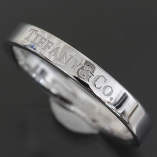 Tiffany & Co. - ティファニー フラットバンド リング 17.5号 PT950