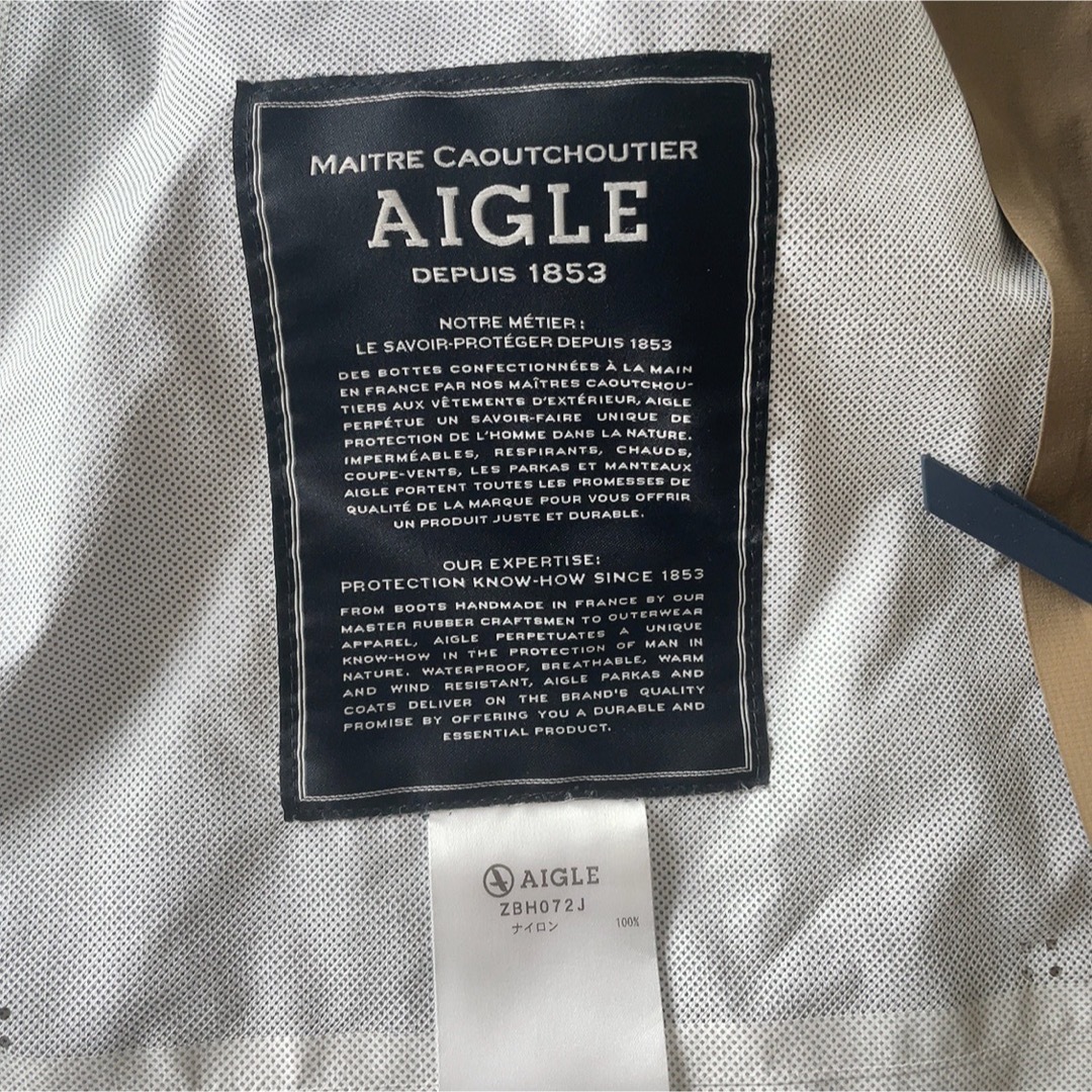 AIGLE(エーグル)のブリアン ライディングコート レインコート 透湿防水 メンズのファッション小物(レインコート)の商品写真