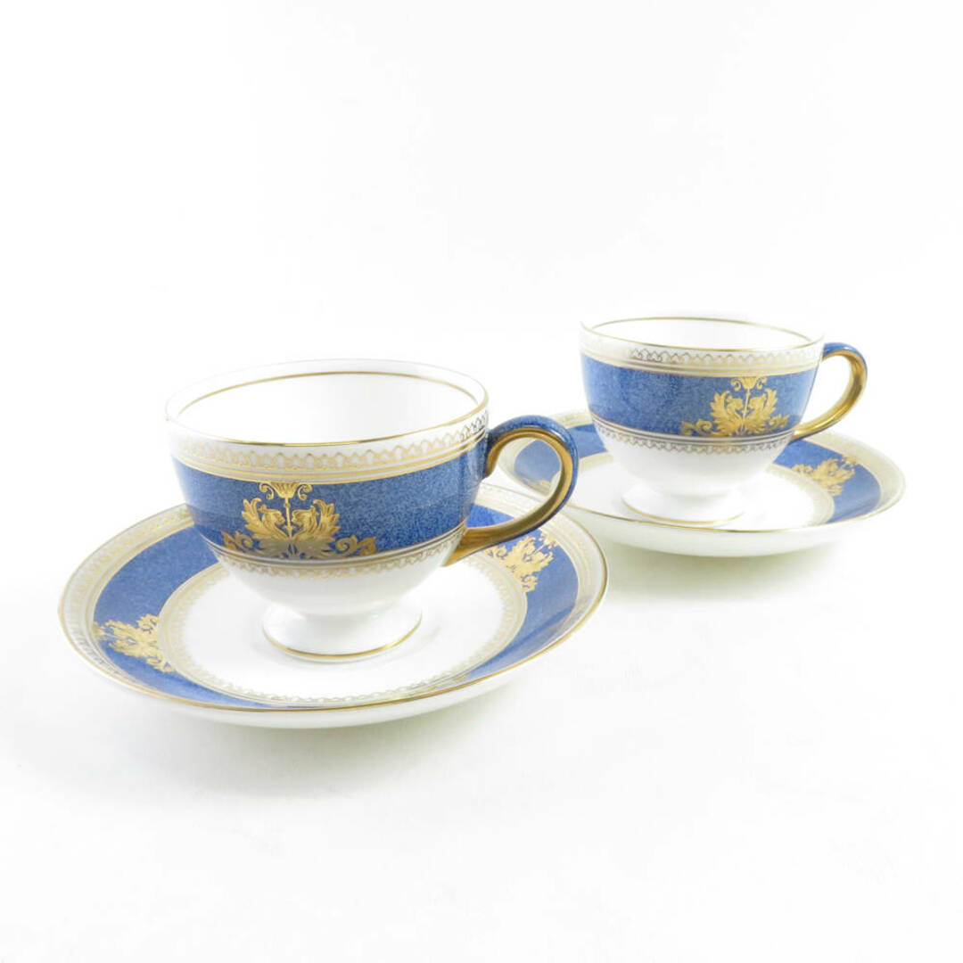 美品 WEDGWOOD ウェッジウッド コロンビア パウダーブルー ティー