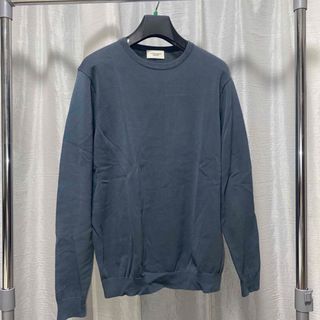 ユナイテッドアローズ(UNITED ARROWS)のユナイテッドアローズ/ハイゲージニット/クルーネック/ターコイズ/コットン/M(ニット/セーター)