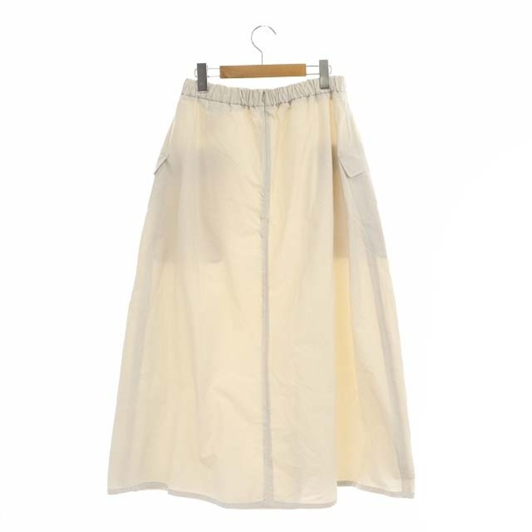 other(アザー)のエス マックスマーラ 近年モデル ロングスカート フレア 36 ライトグレー レディースのスカート(ロングスカート)の商品写真