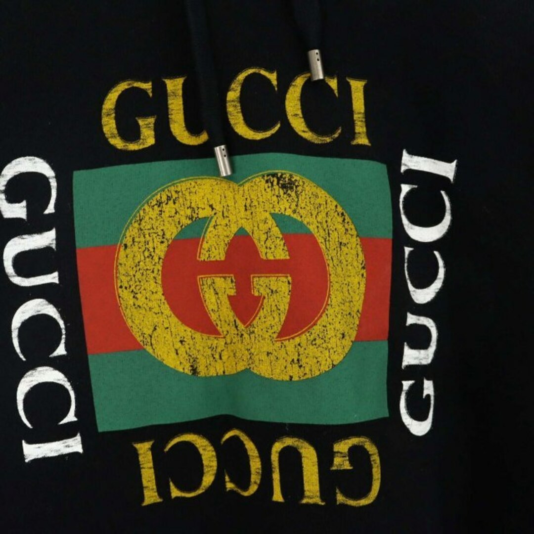 Gucci - グッチ オールドロゴ パーカー スウェット プルオーバー 長袖