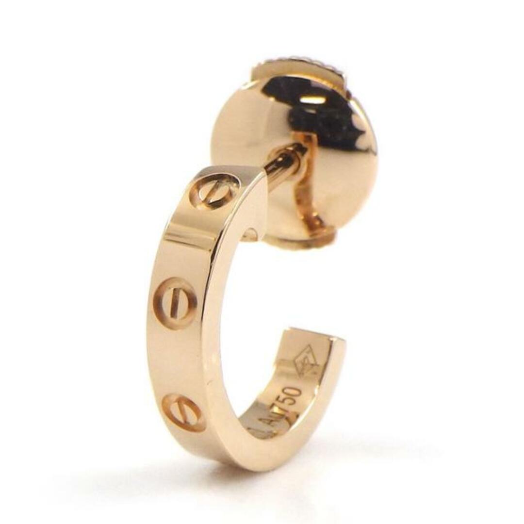カルティエ Cartier フープ ピアス ラブ B8029000 K18PG ※片方のみ 【中古】 | フリマアプリ ラクマ カルティエ ラブピアス 片方 K18