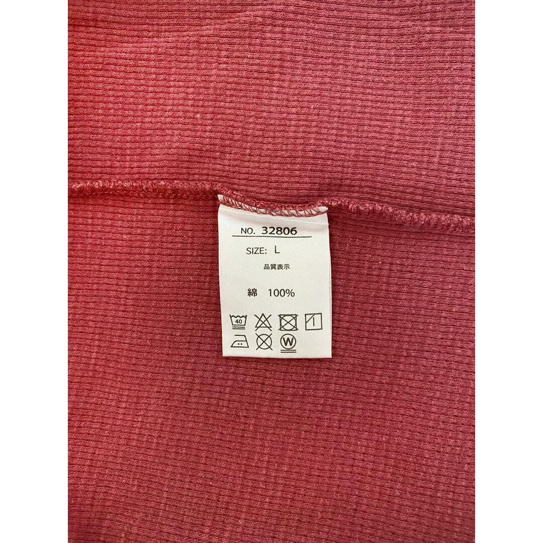 MICHIKO LONDON(ミチコロンドン)のミチコロンドン　ワッフル生地Ｔシャツ　えんじ色　L 　K00299 メンズのトップス(Tシャツ/カットソー(半袖/袖なし))の商品写真