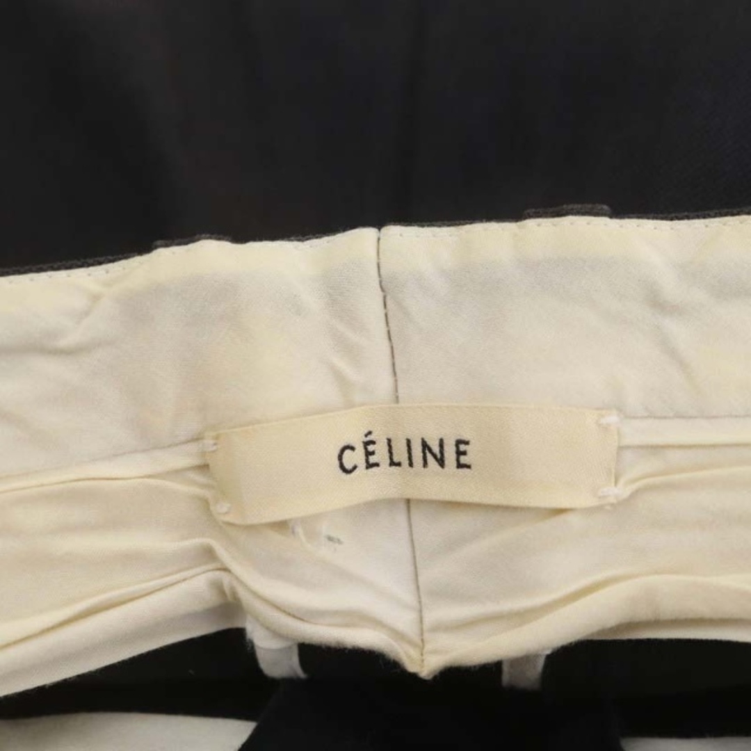 celine(セリーヌ)のセリーヌ パンツ テーパード センタープレス ジッパーフライ 34 レディースのパンツ(その他)の商品写真