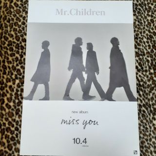 ★Mr.Children「miss you 4men ver.」 告知用ポスター(ミュージシャン)