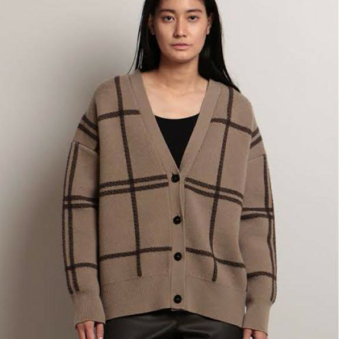 Theory luxe - 美品 セオリーリュクス 格子柄カーディガン 1403715