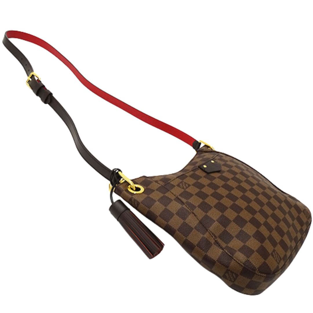 ルイ ヴィトン LOUIS VUITTON バッグ ダミエ レディース ブランド ショルダーバッグ サウス バンク N42230 ブラウン 斜め掛け タッセル おしゃれ 大人 おでかけ