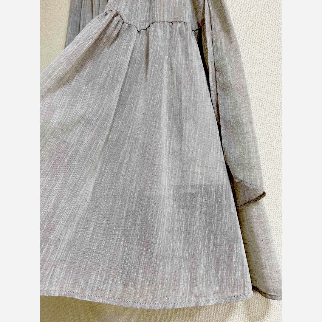 COCO DEAL(ココディール)のココディール　ラミーライクオーガンジーボリュームスカート レディースのスカート(ロングスカート)の商品写真