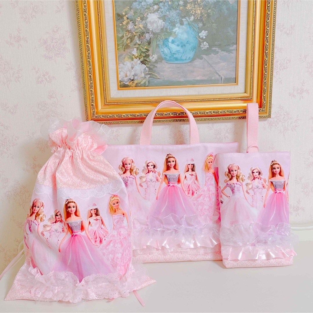 Barbie バービー　レッスンバッグ　プリンセス　トート　女の子　レディース