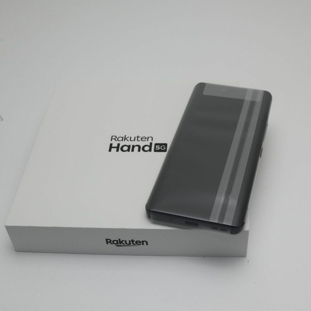 ANDROID(アンドロイド)の新品 SIMフリー Rakuten Hand 5G ブラック スマホ/家電/カメラのスマートフォン/携帯電話(スマートフォン本体)の商品写真