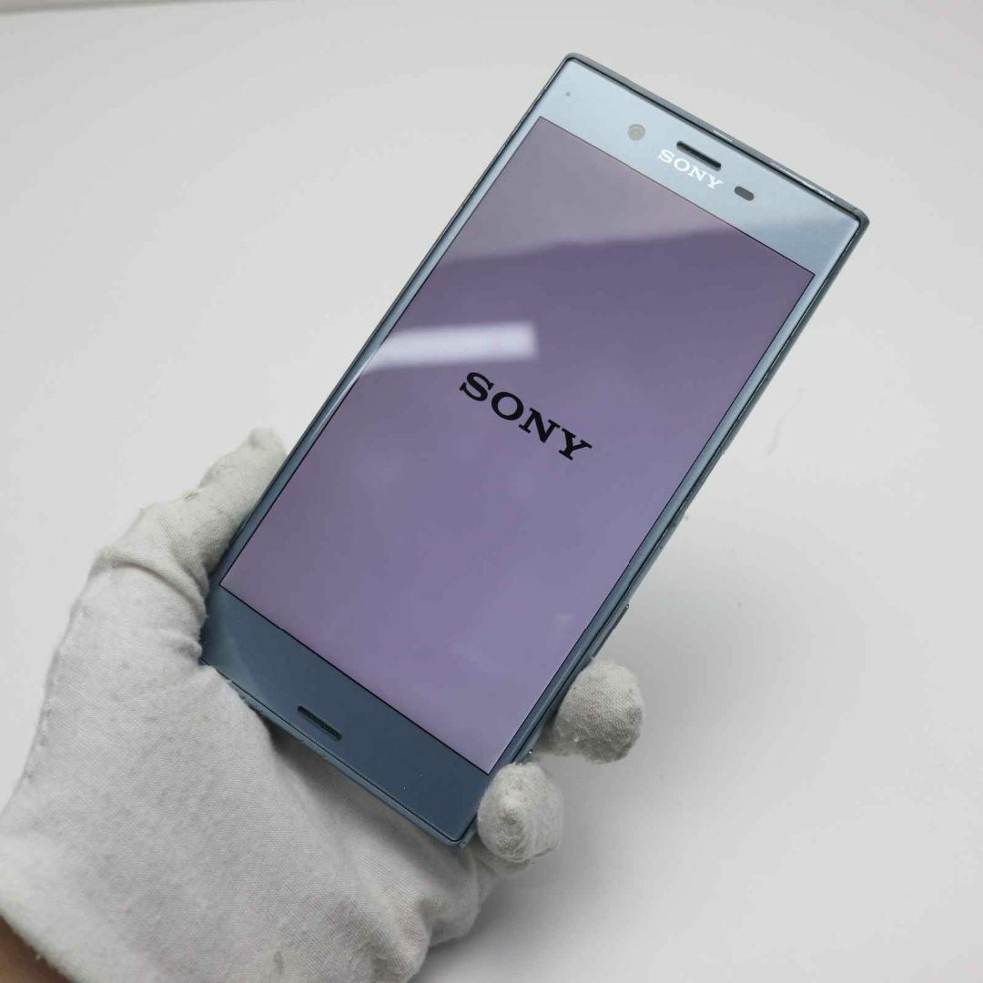 Xperia(エクスペリア)の良品中古 au SOV35 Xperia XZs ブルー  スマホ/家電/カメラのスマートフォン/携帯電話(スマートフォン本体)の商品写真