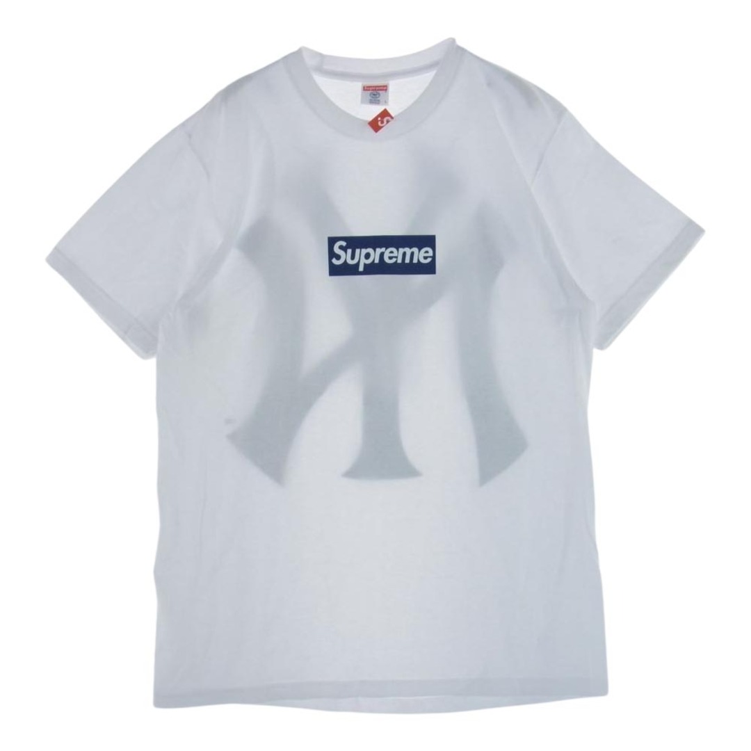 supreme yankees box logo Tシャツ 白 M
