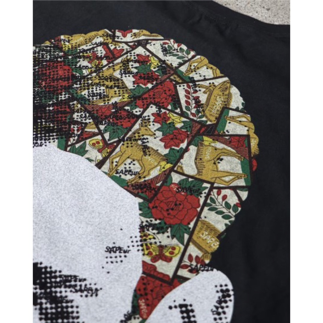 SUPEur HANAFUDA HEAD L S TEE XL - Tシャツ