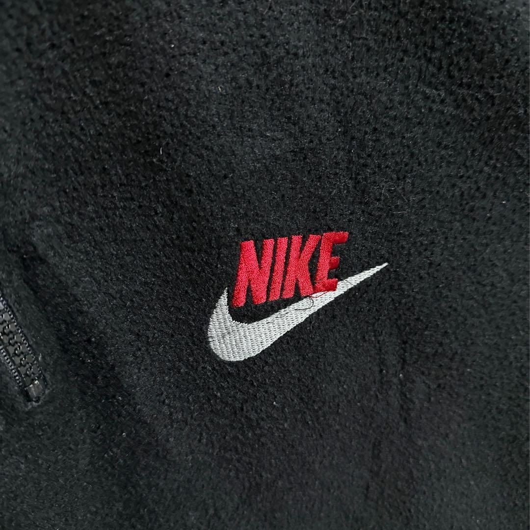 90s  NIKE 銀タグ 白タグ ハーフジップ スウェット 背面刺繍ロゴ