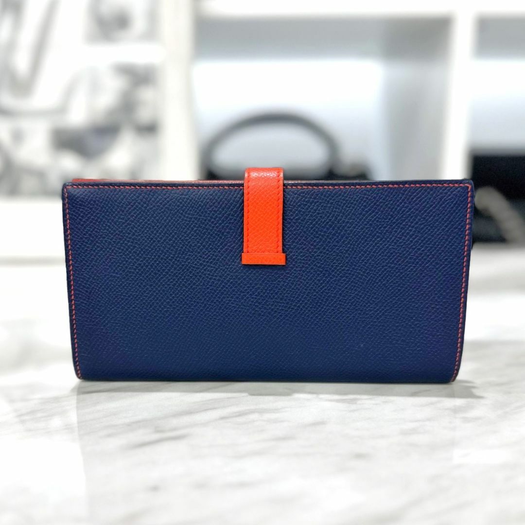 HERMES エルメス ベアンスフレ ヴェルソ ヴォーエプソン 長財布